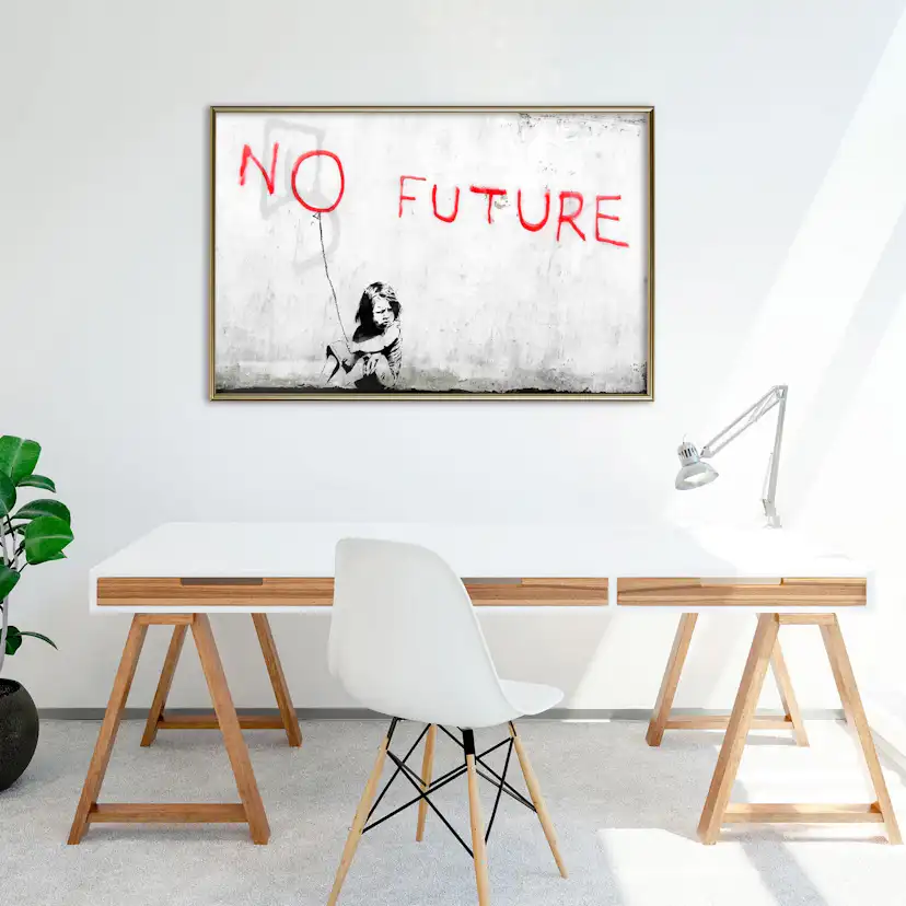 Poster Artgeist Affisch No Future