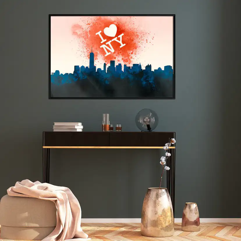 Poster Artgeist Affisch I Love NY