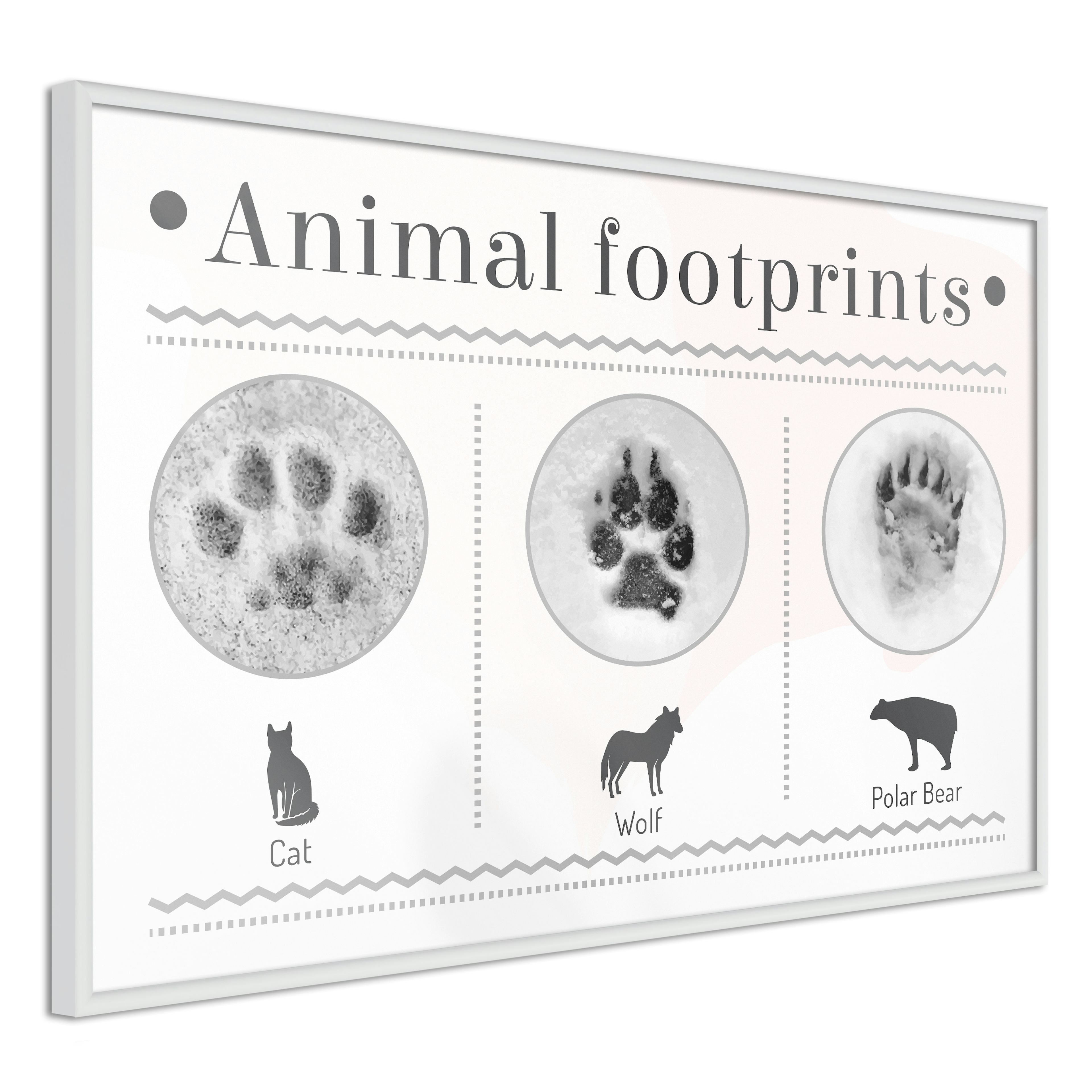 Poster Artgeist Affisch Footprints