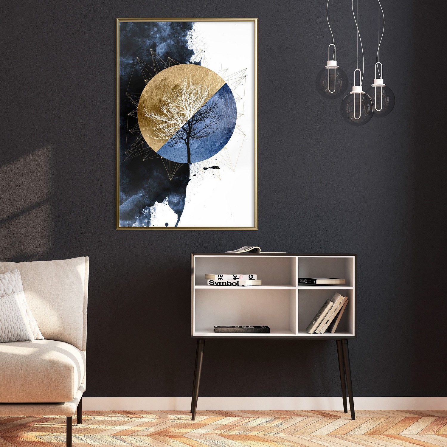 Poster Artgeist Affisch Day and Night