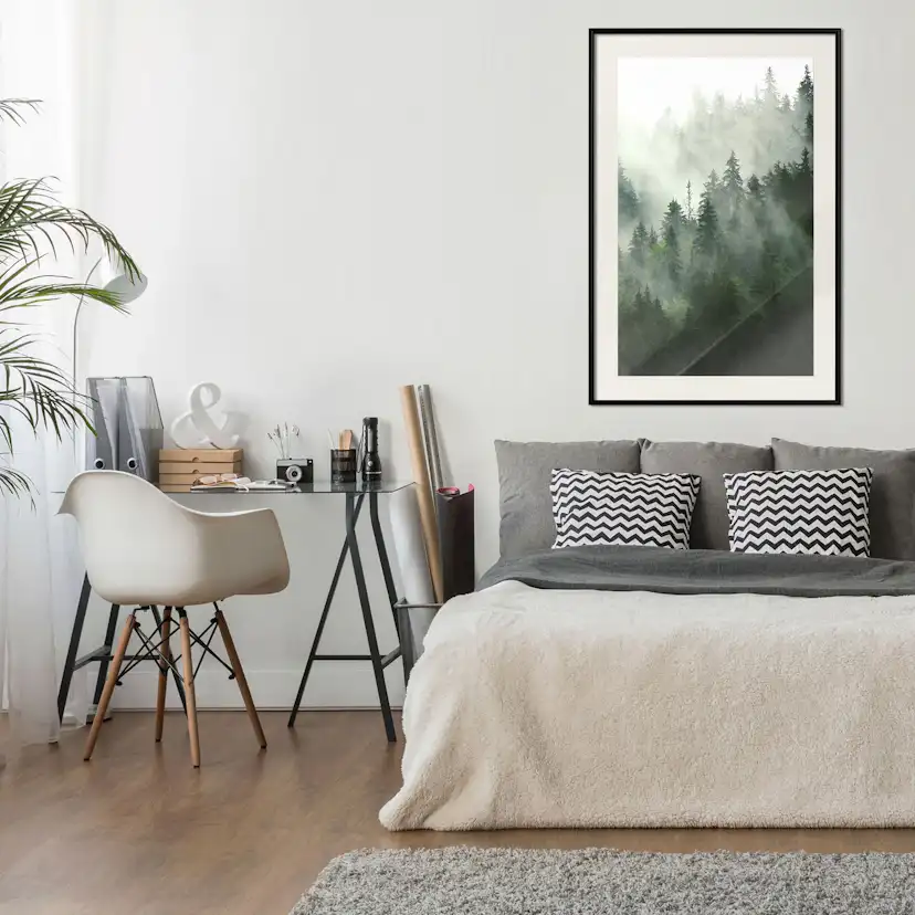 Poster Artgeist Affisch Coniferous Forest