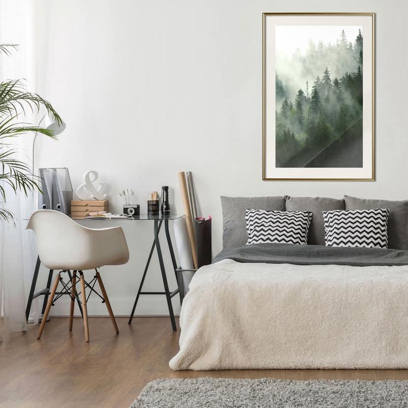 Poster Artgeist Affisch Coniferous Forest