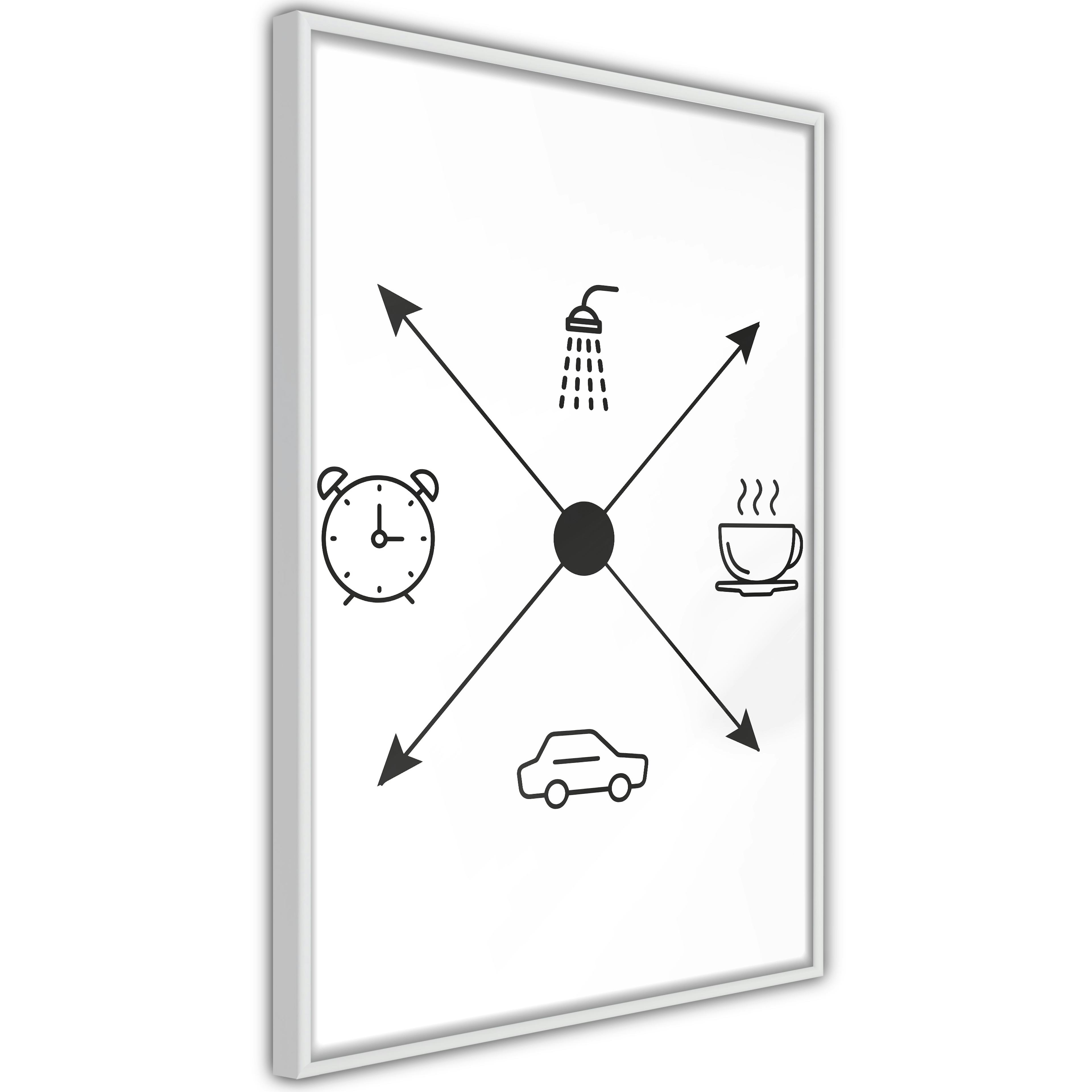 Poster Artgeist Affisch Daily Schedule