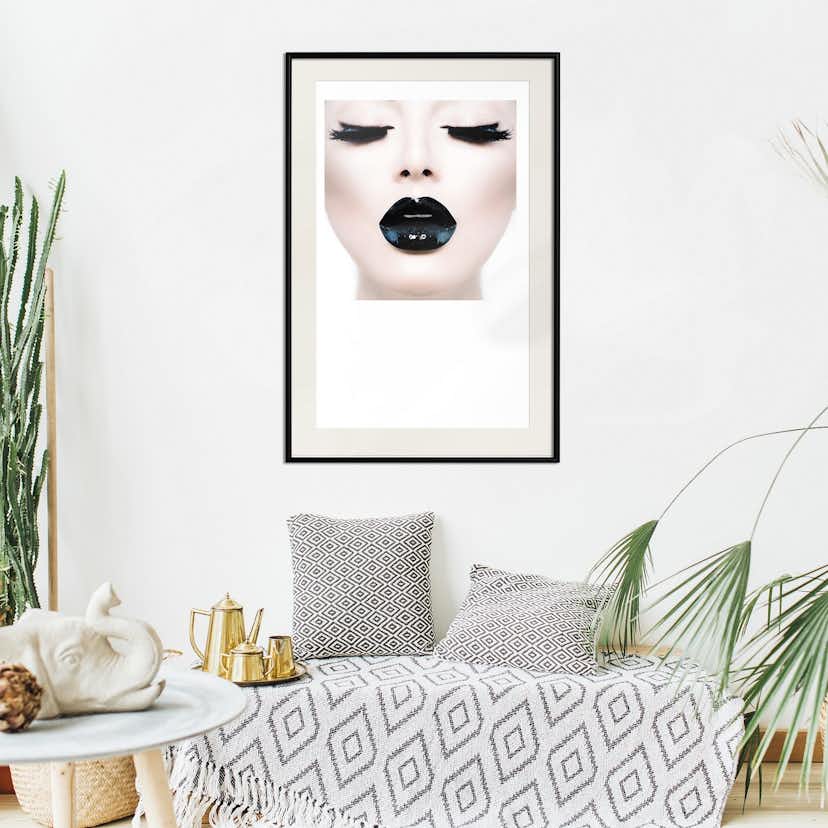 Poster Artgeist Affisch Black Lips