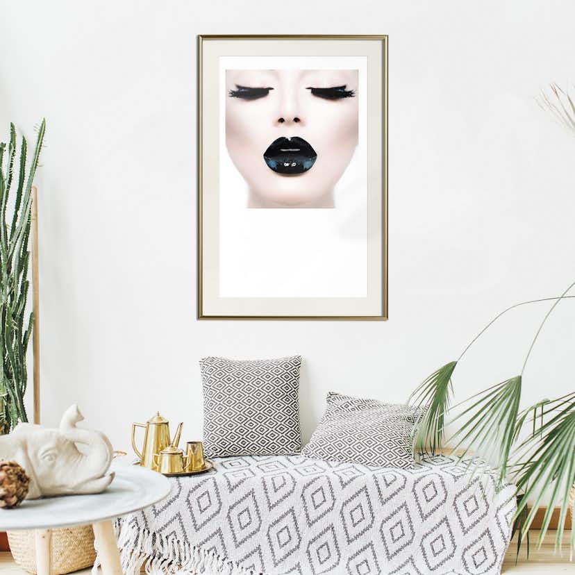 Poster Artgeist Affisch Black Lips