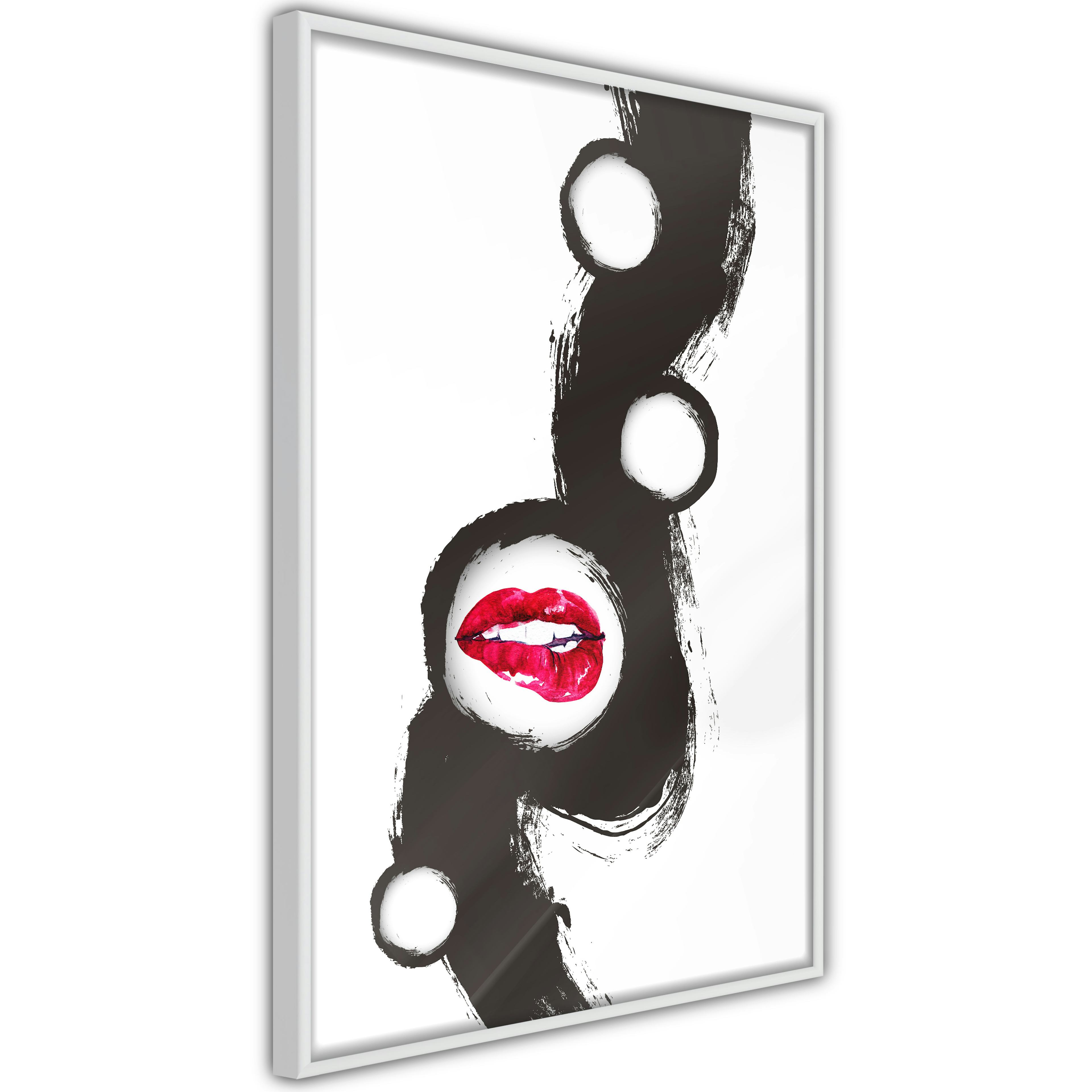 Poster Artgeist Affisch Bitten Lips