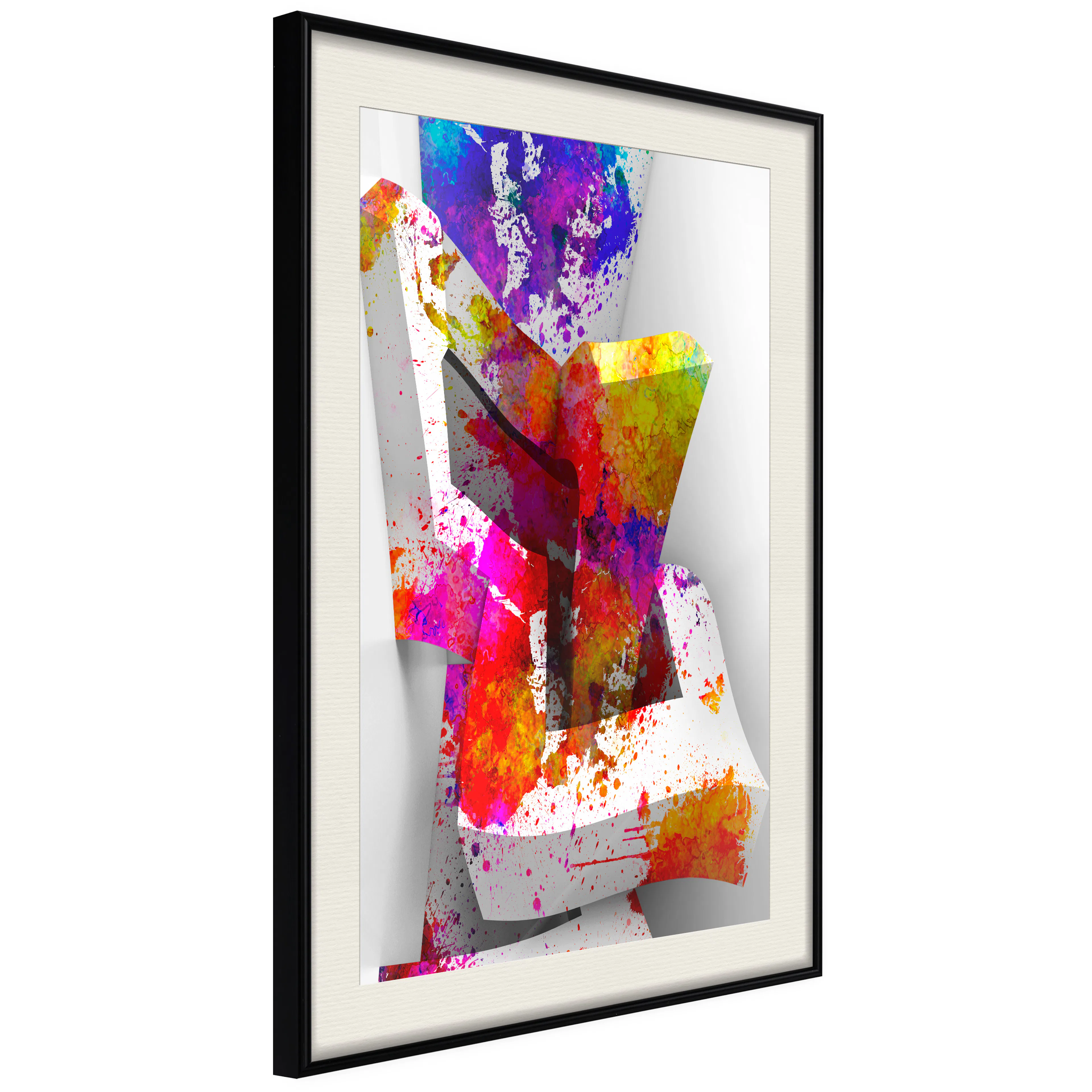 Poster Artgeist Affisch Three-dimensional Shapes