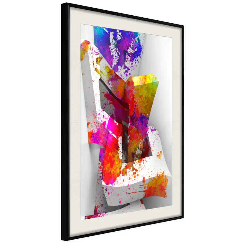 Poster Artgeist Affisch Three-dimensional Shapes