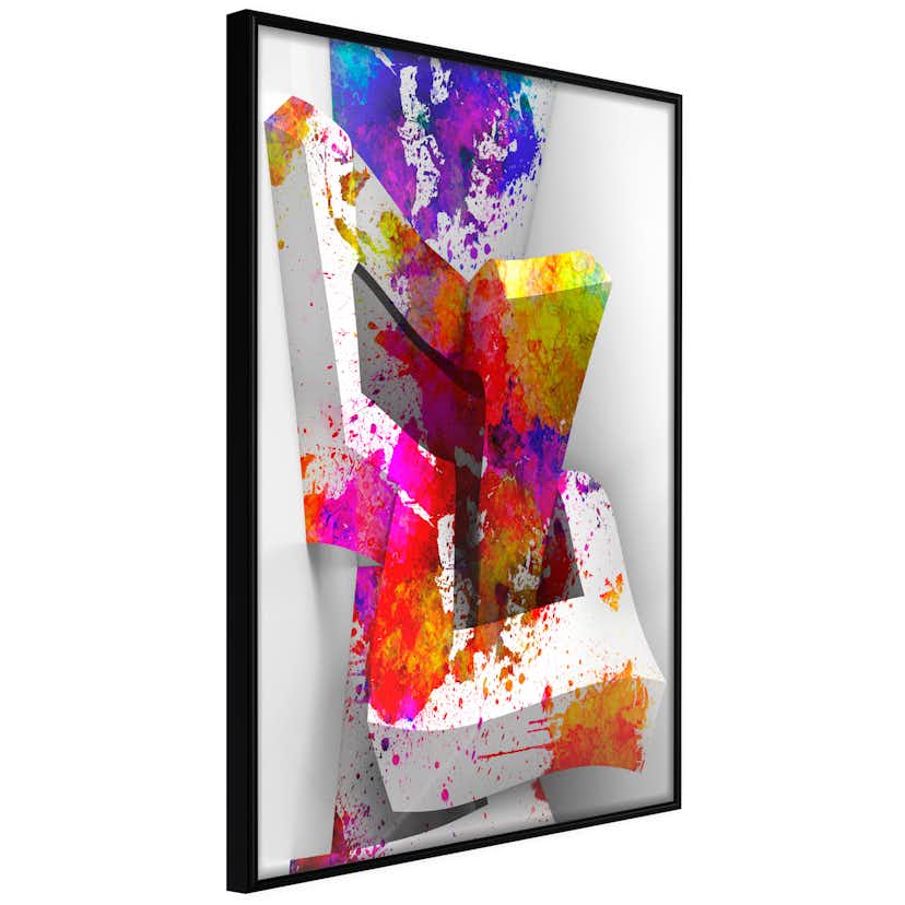 Poster Artgeist Affisch Three-dimensional Shapes