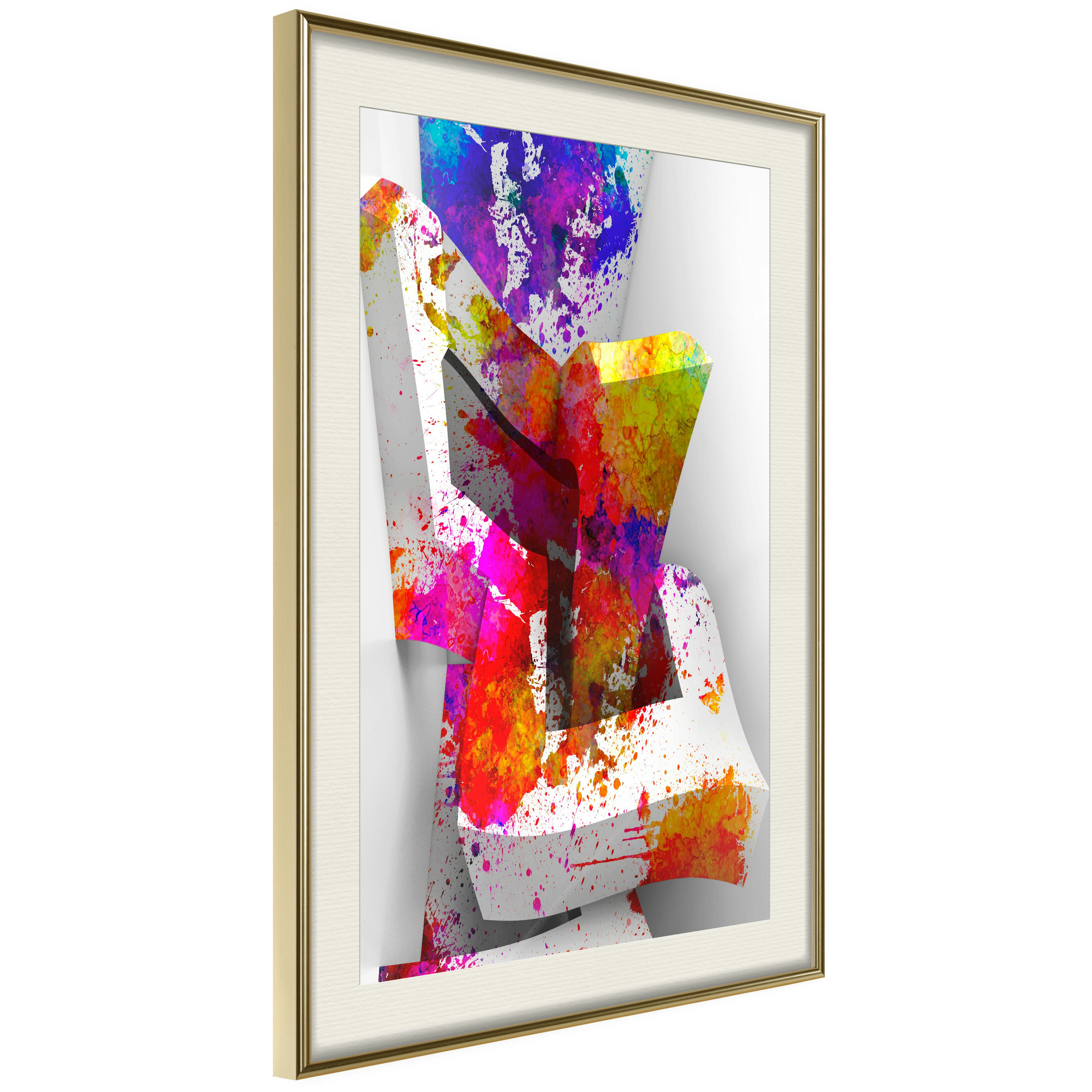 Poster Artgeist Affisch Three-dimensional Shapes