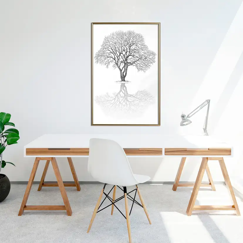 Poster Artgeist Affisch Reflection Tree