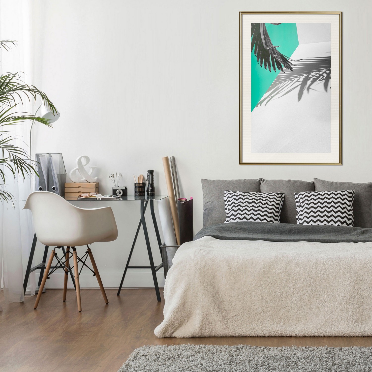 Poster Artgeist Affisch Twig Shadow