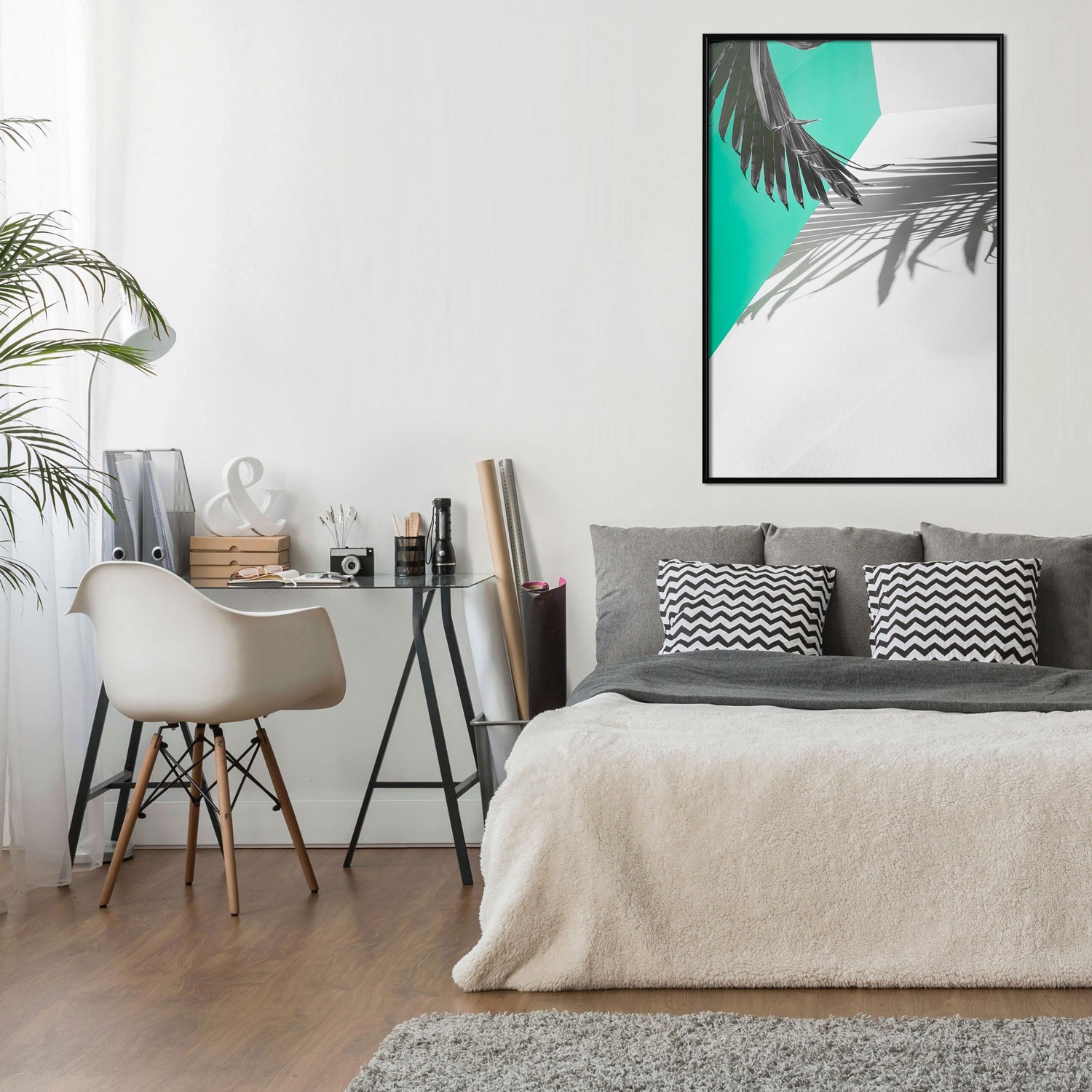 Poster Artgeist Affisch Twig Shadow