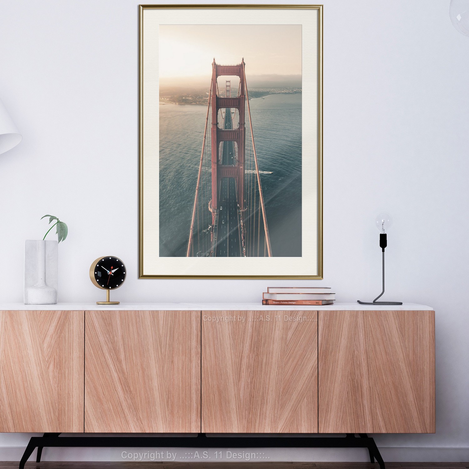 Poster Artgeist Affisch Golden Gate Bridge