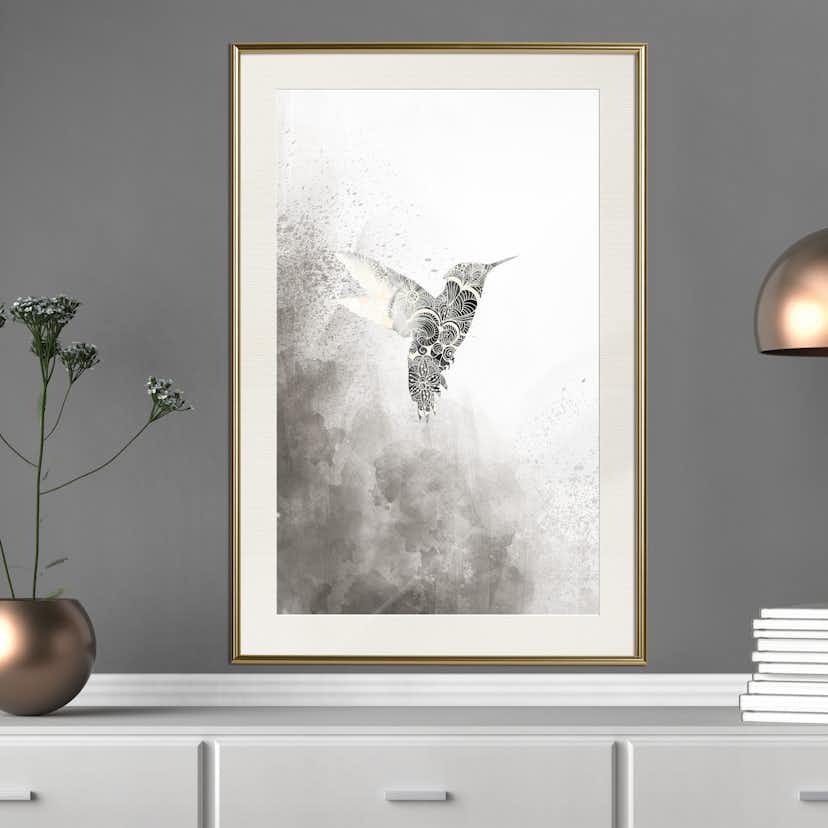 Poster Artgeist Affisch Ethnic Hummingbird