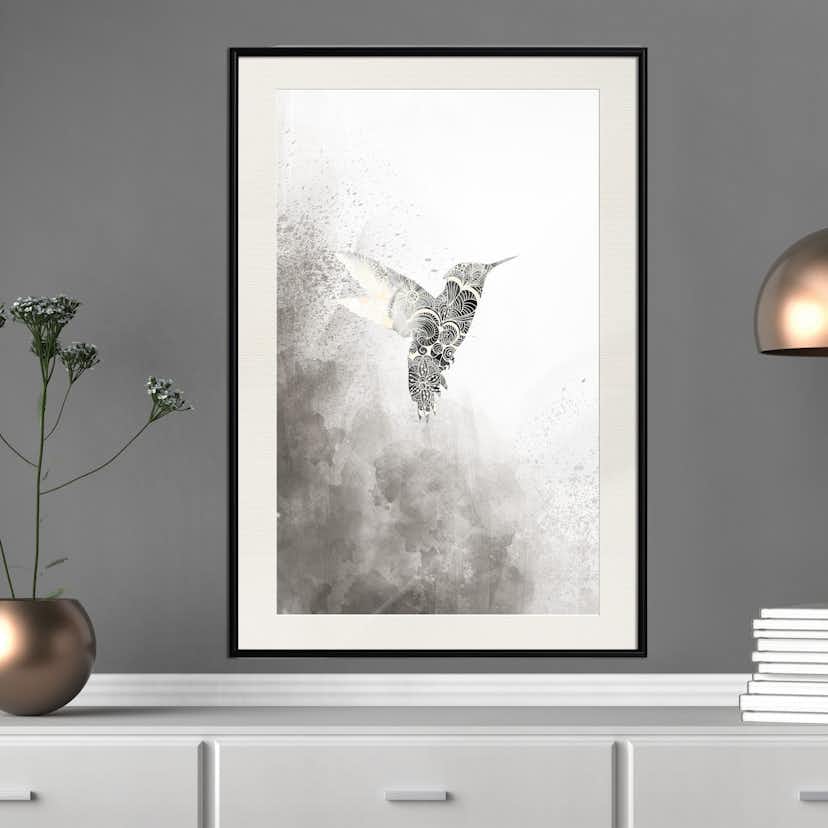 Poster Artgeist Affisch Ethnic Hummingbird