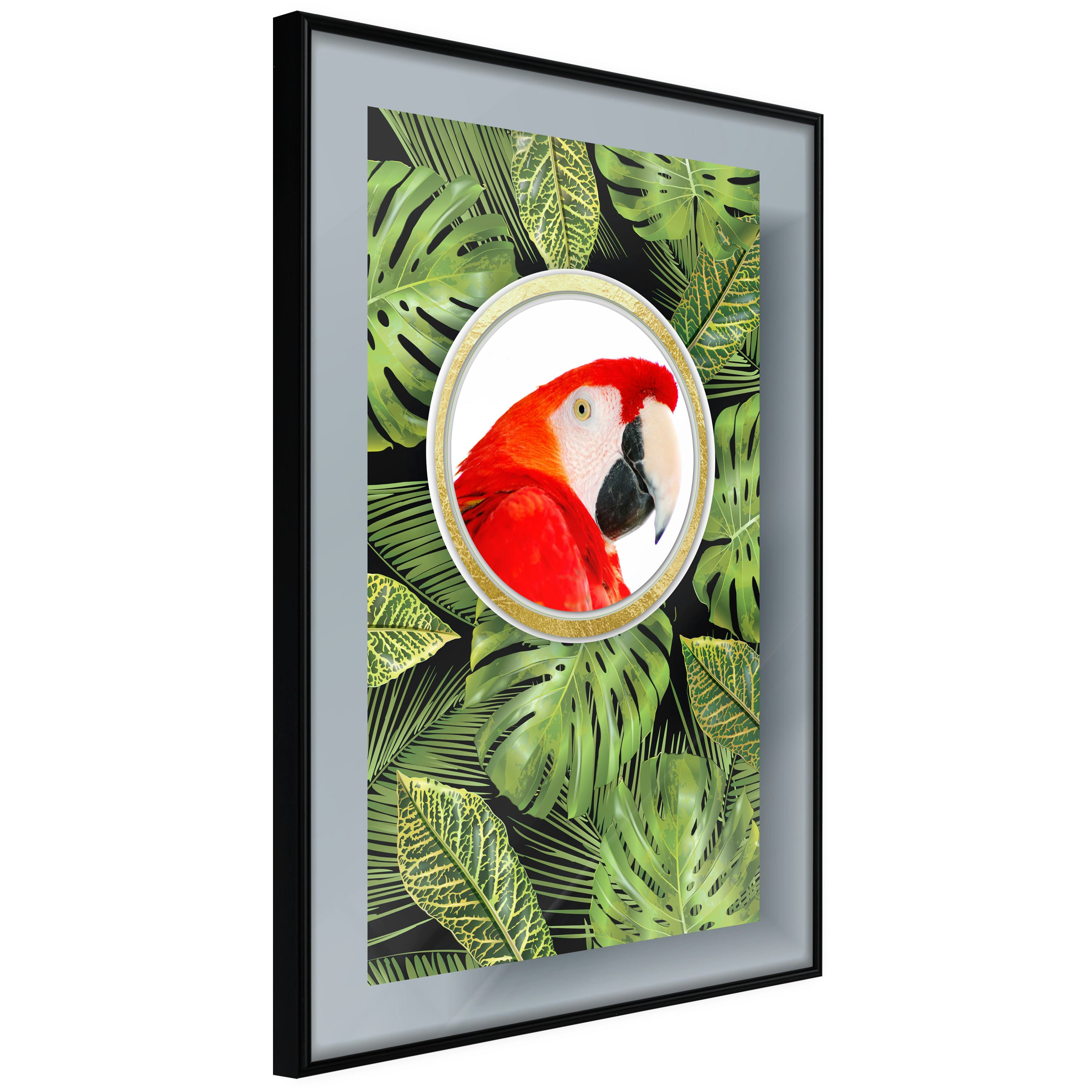 Poster Artgeist Affisch Parrot In The Jungle