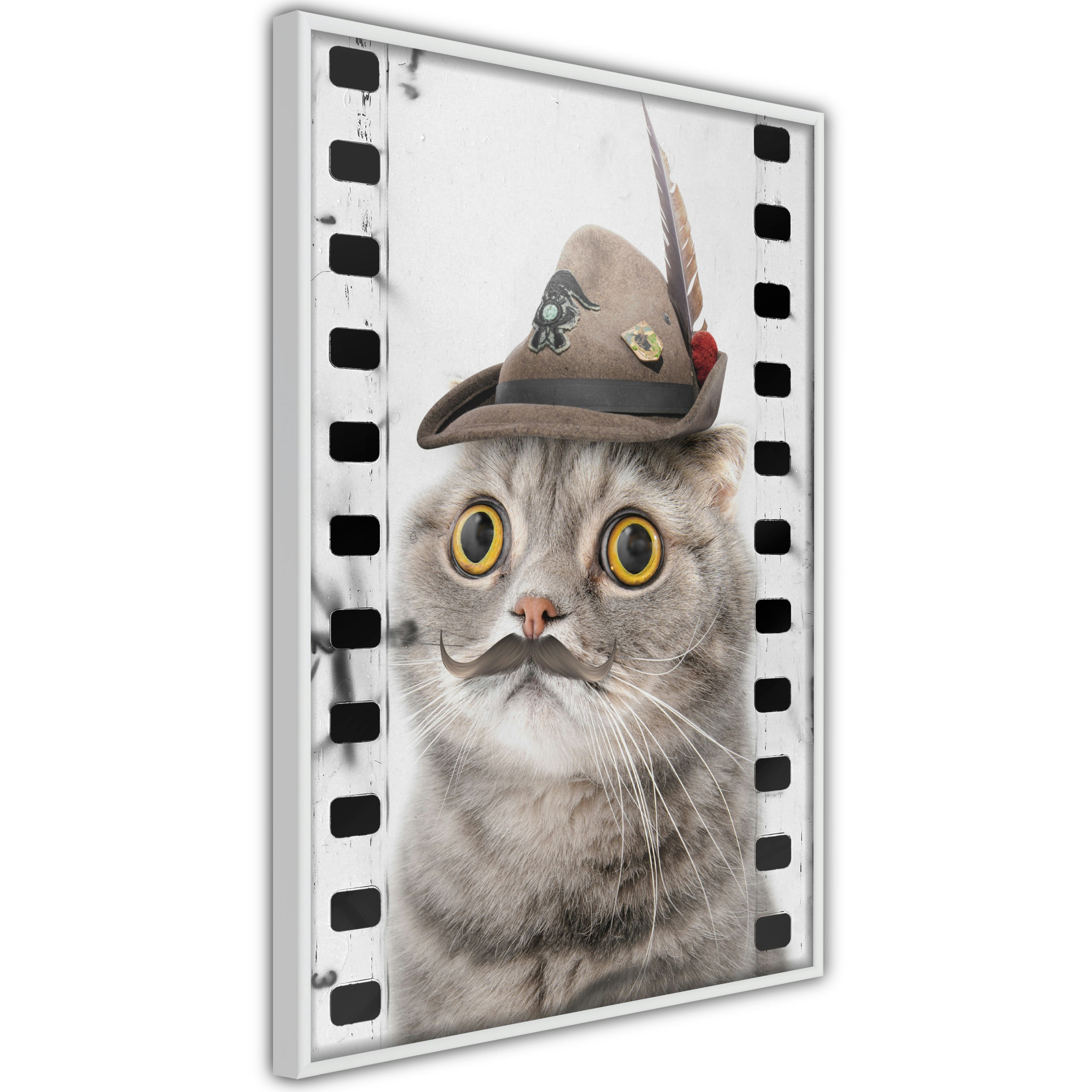 Poster Artgeist Affisch Cat In Hat