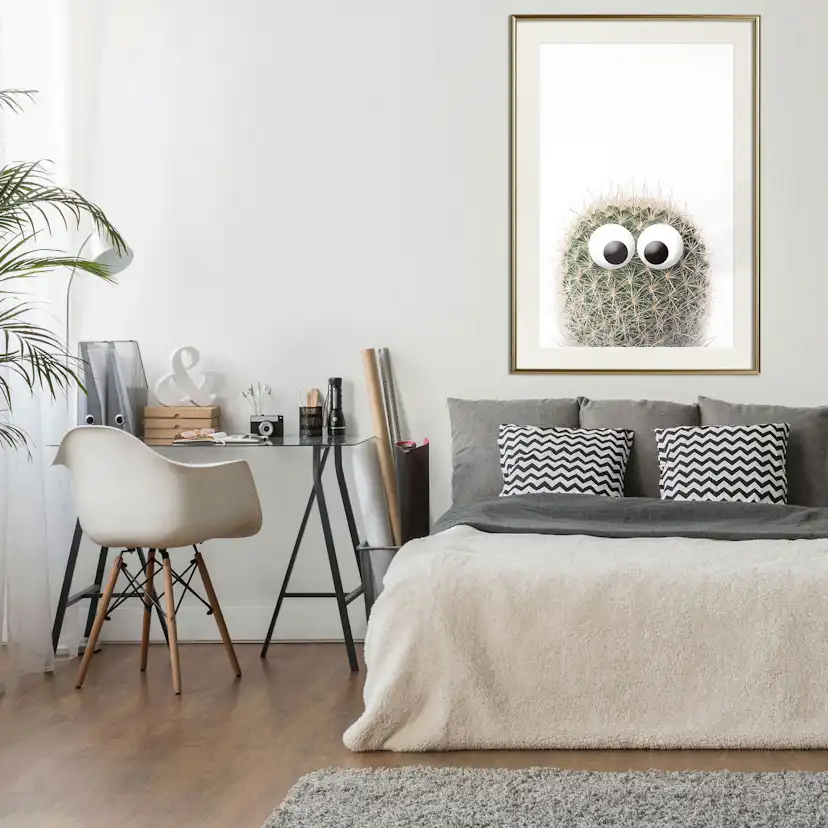 Poster Artgeist Affisch Cactus With Eyes