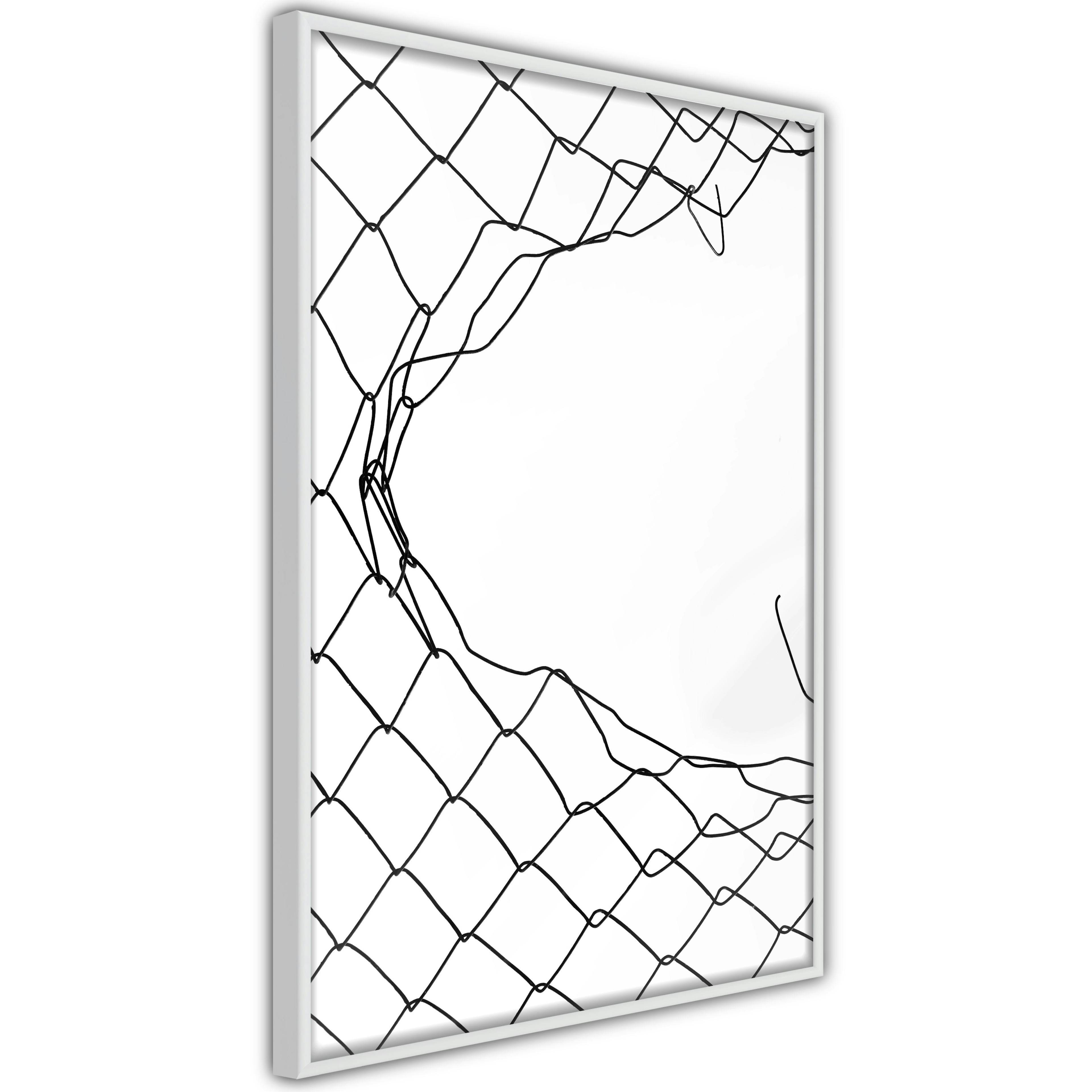 Poster Artgeist Affisch Torn Net