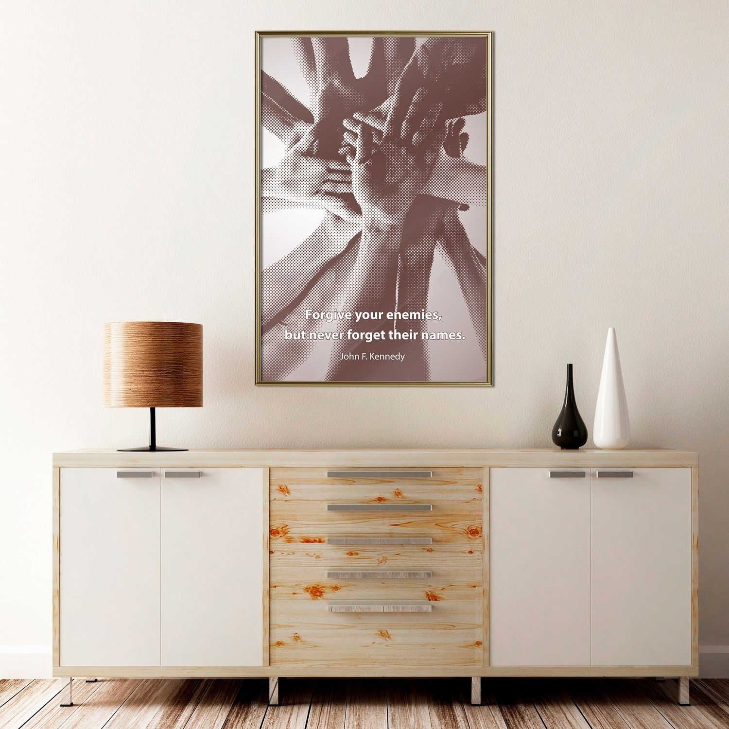 Poster Artgeist Affisch Forgive Your Enemies, But Never Forget Their Names