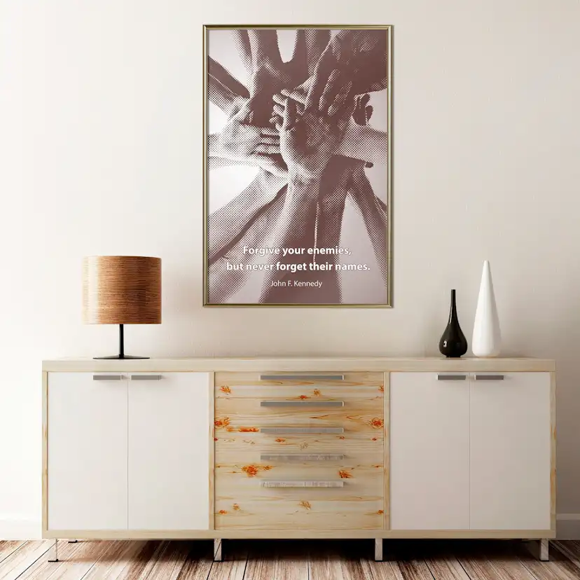 Poster Artgeist Affisch Forgive Your Enemies, But Never Forget Their Names