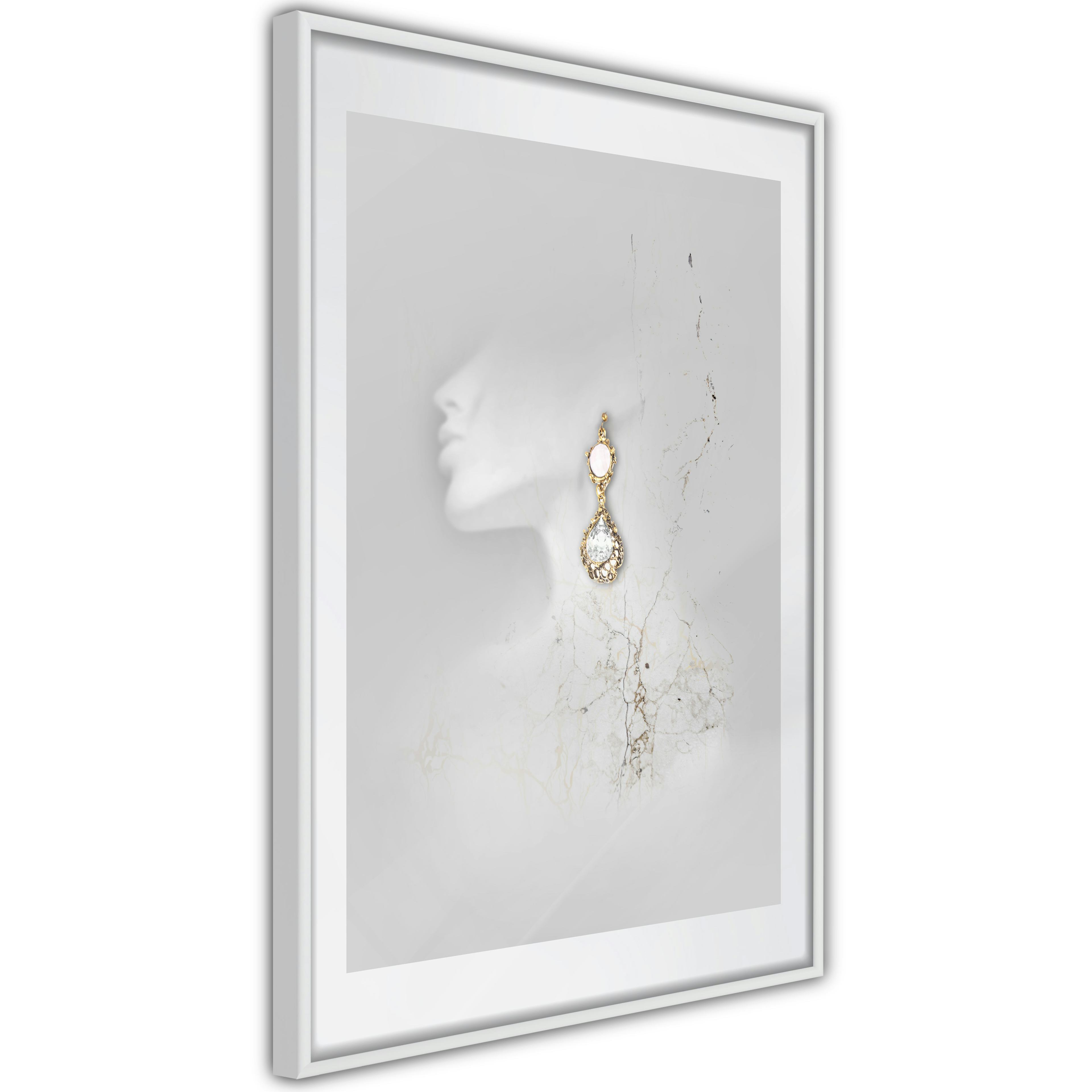 Poster Artgeist Affisch Gold Earrings