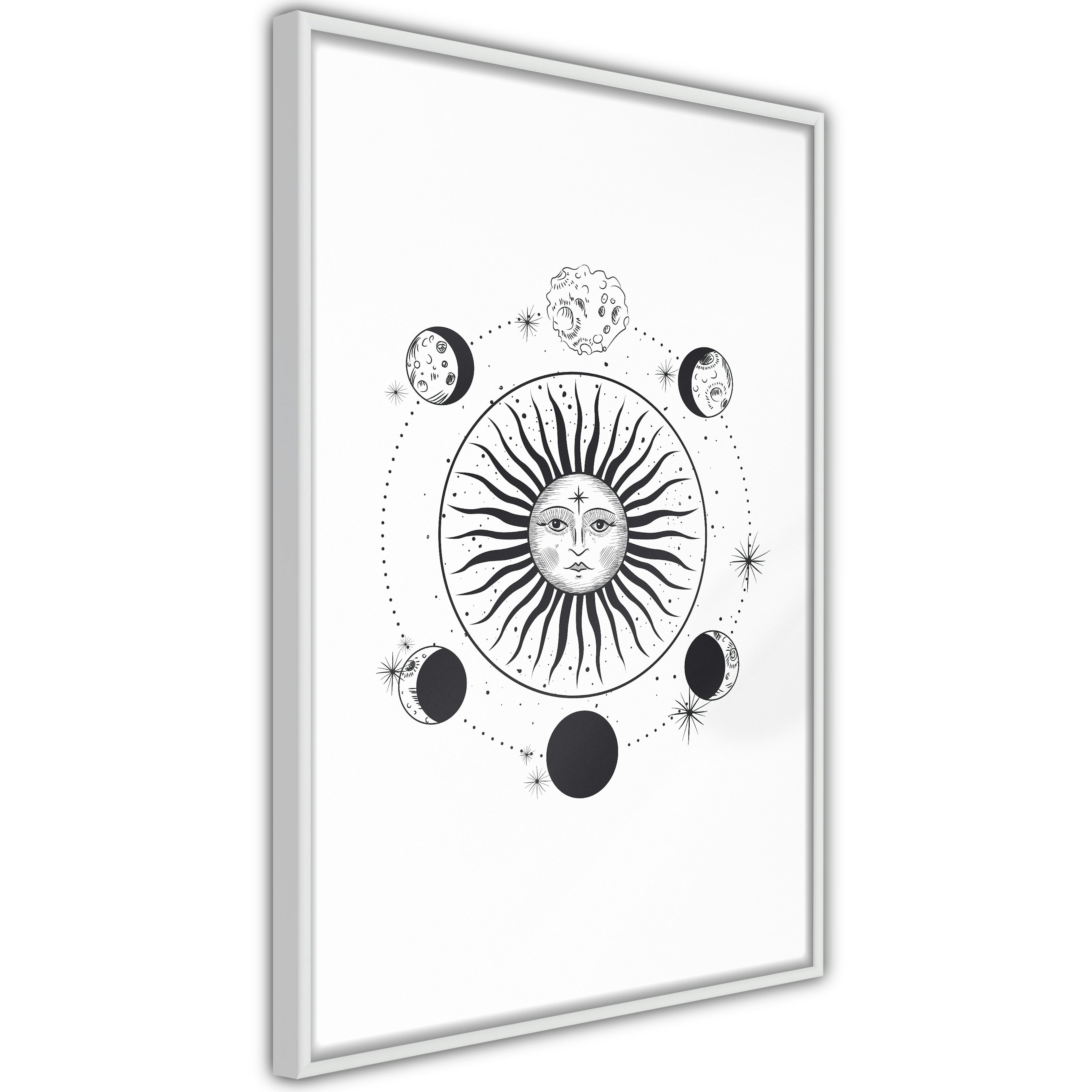 Poster Artgeist Affisch Moon Phases