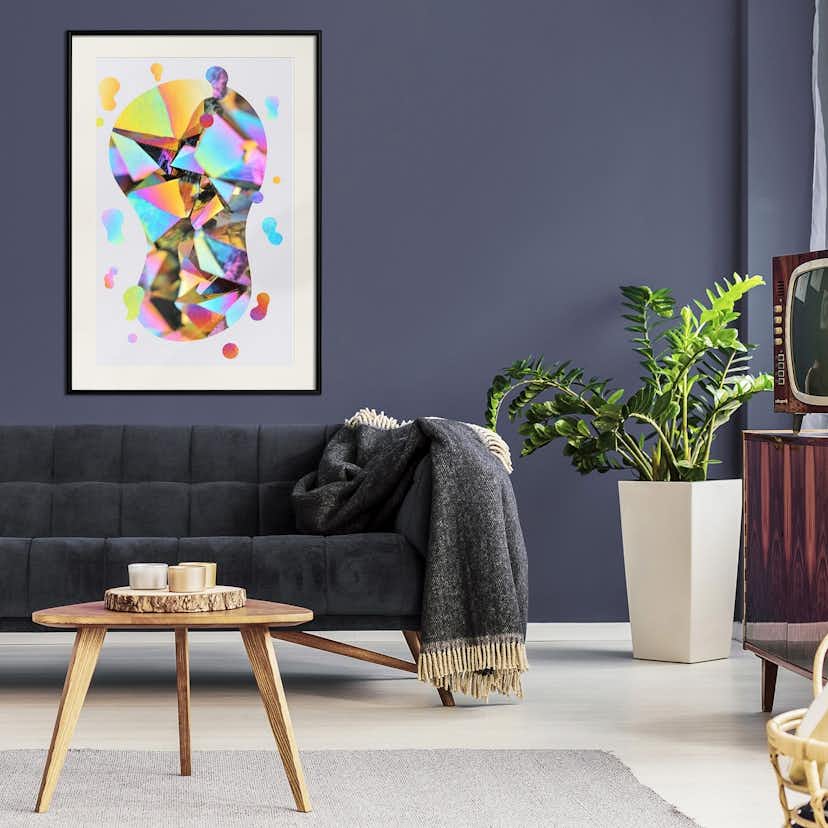 Poster Artgeist Affisch Rainbow Footprint