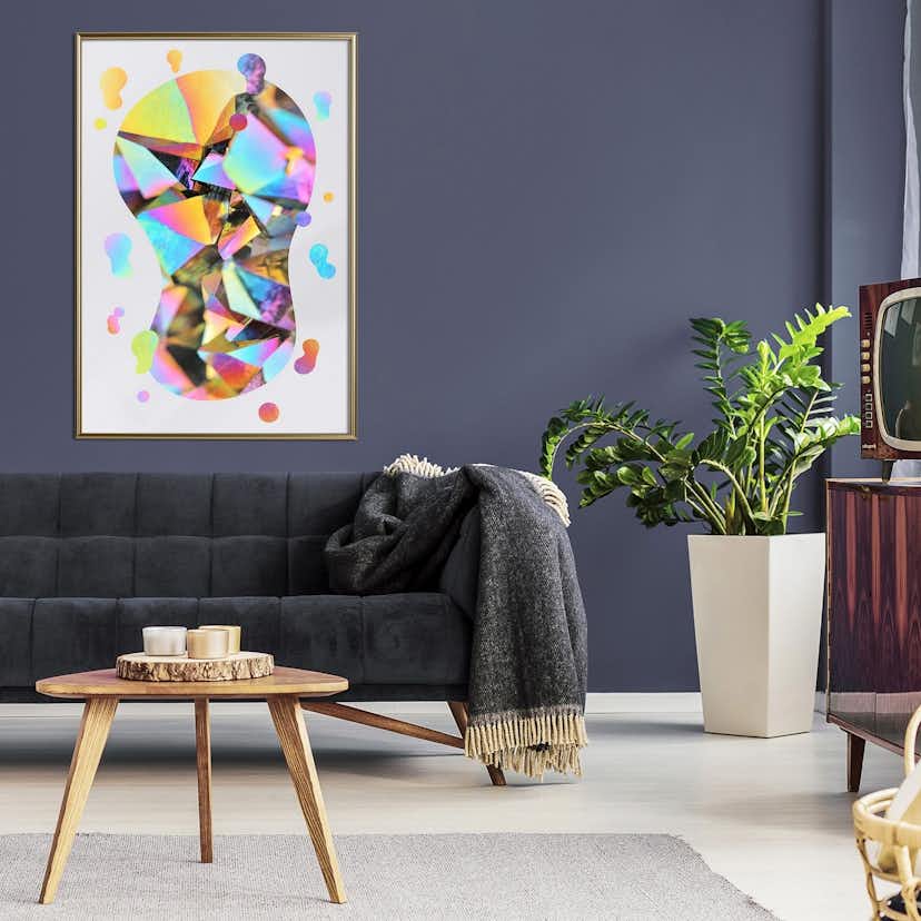 Poster Artgeist Affisch Rainbow Footprint