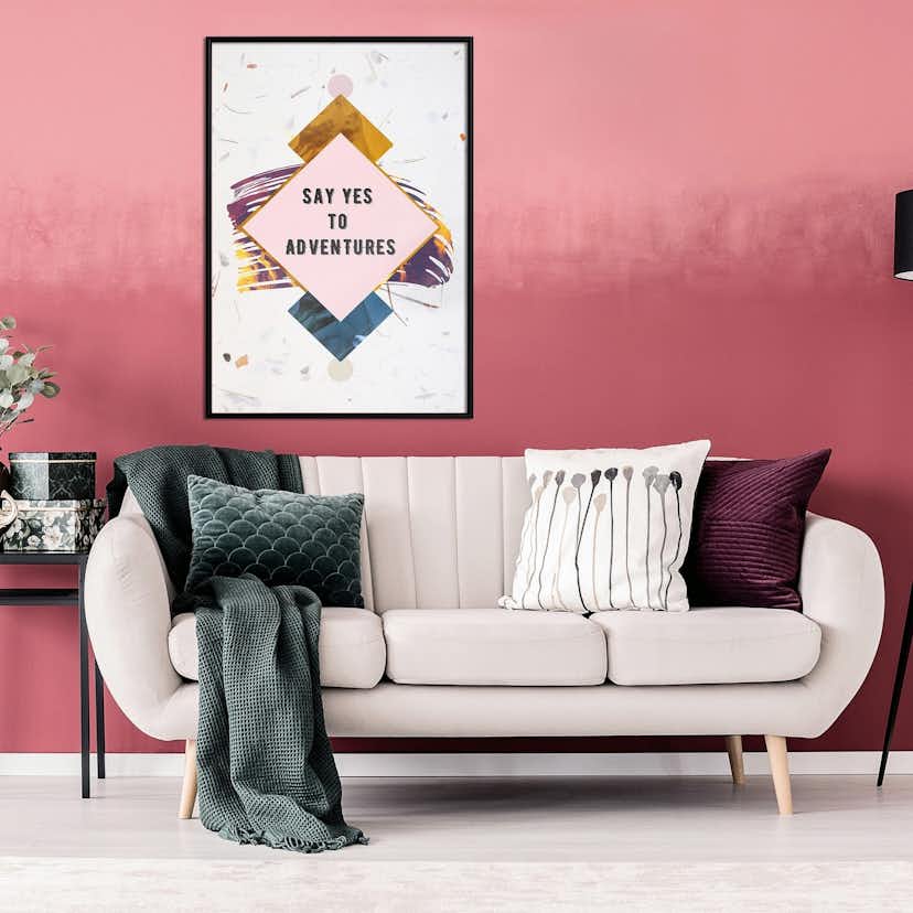 Poster Artgeist Affisch Say Yes to Adventures