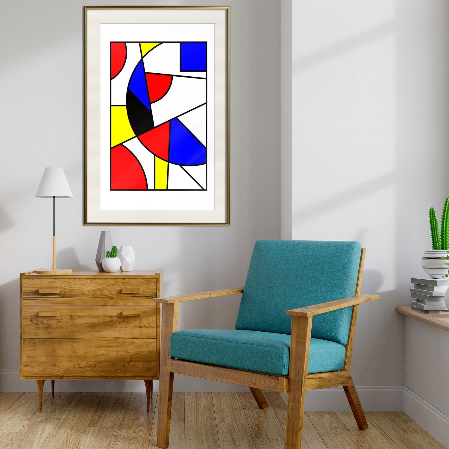 Poster Artgeist Affisch Abstraction De Stijl