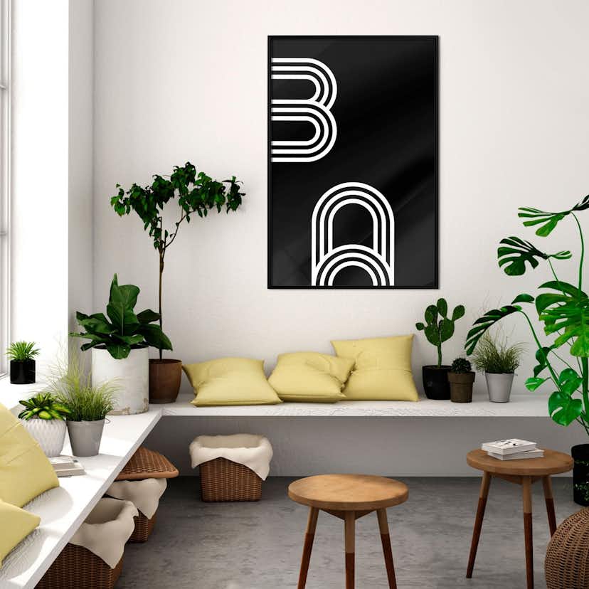 Poster Artgeist Affisch Retro Lines