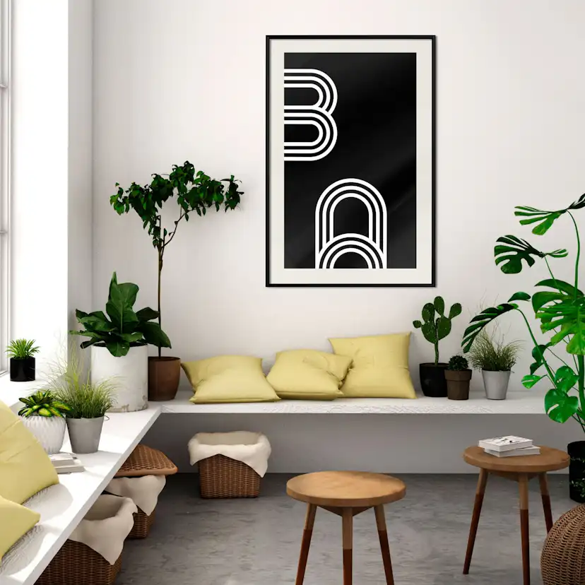 Poster Artgeist Affisch Retro Lines