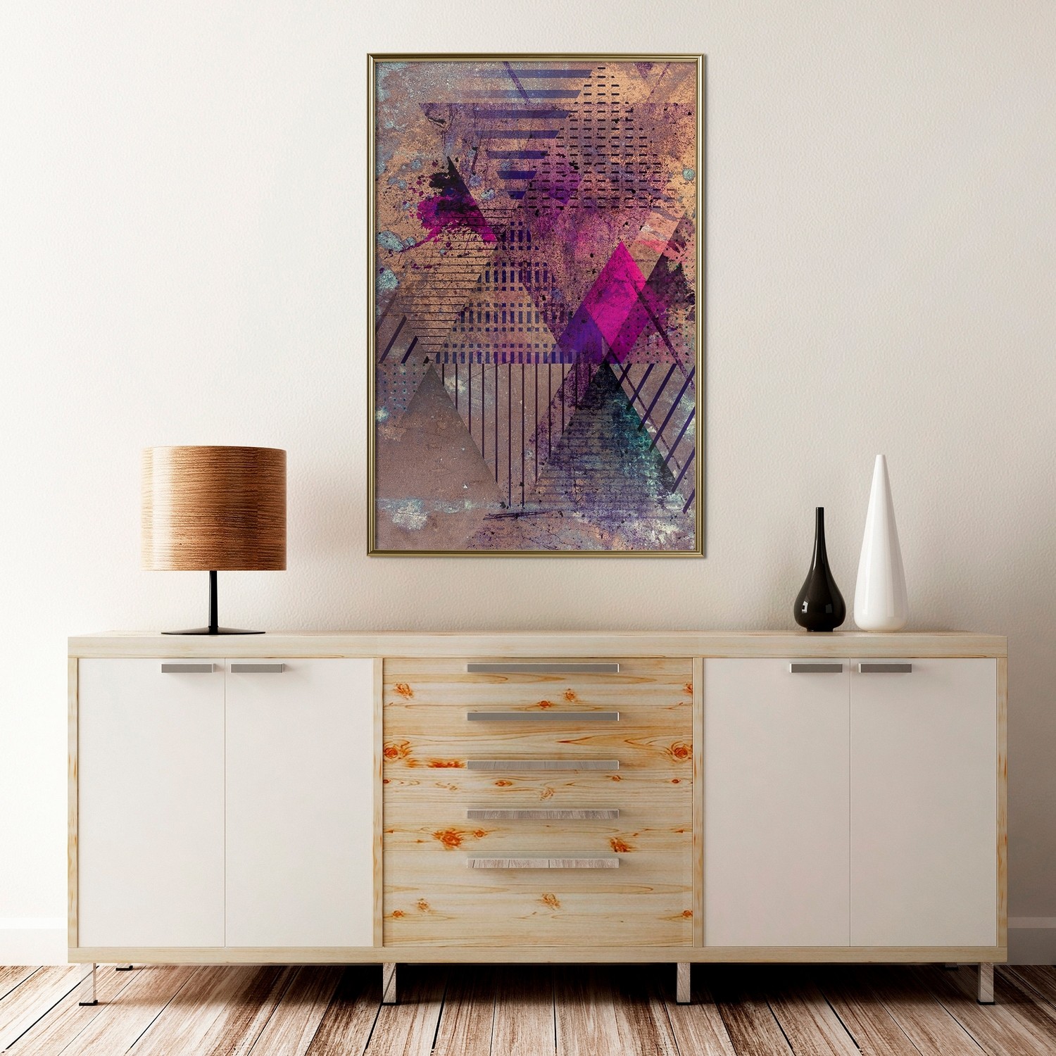 Poster Artgeist Affisch Honey Abstraction