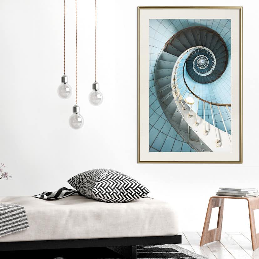 Poster Artgeist Affisch Fibonacci Stairs