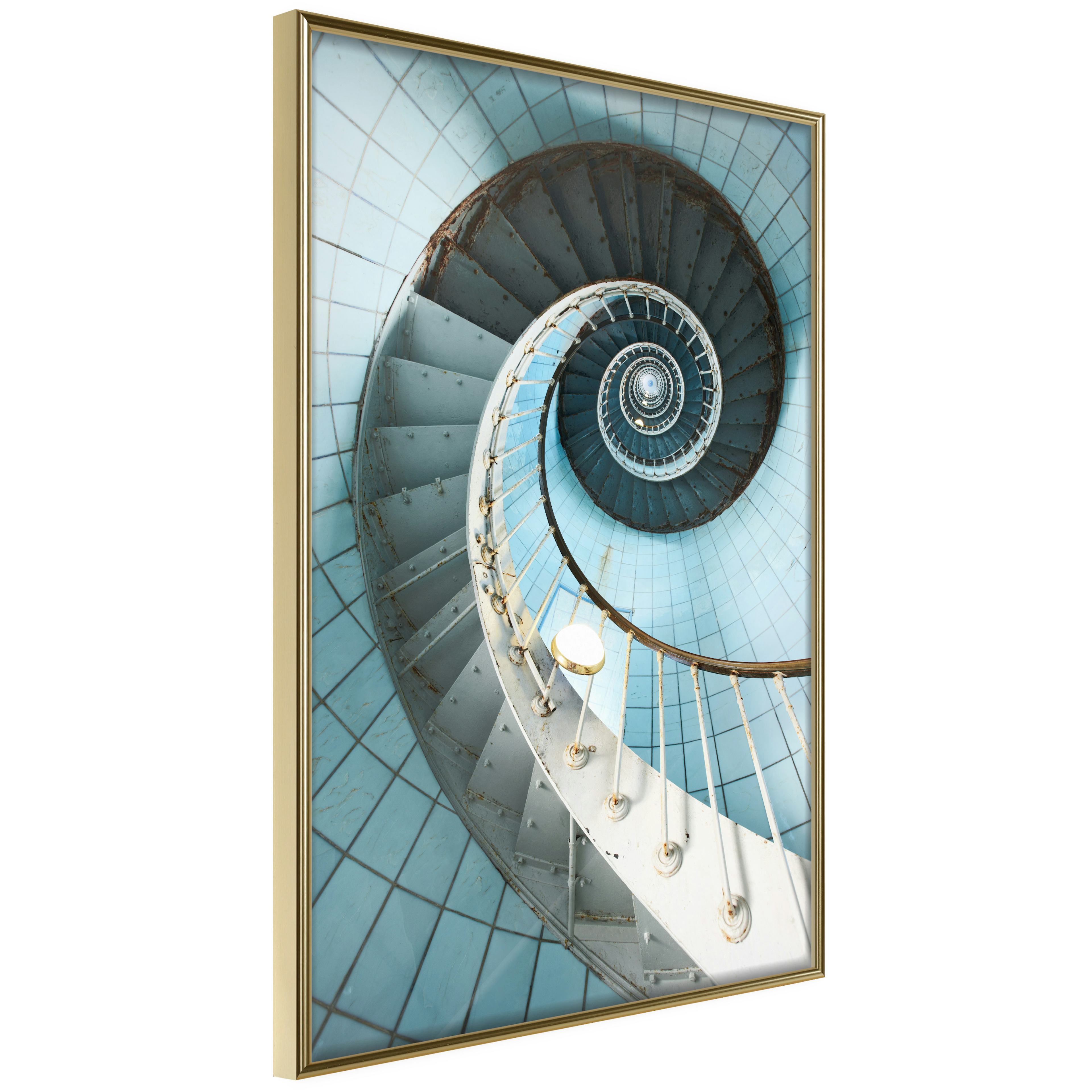 Poster Artgeist Affisch Fibonacci Stairs
