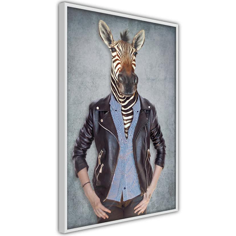 Poster Artgeist Affisch Zebra Ewa