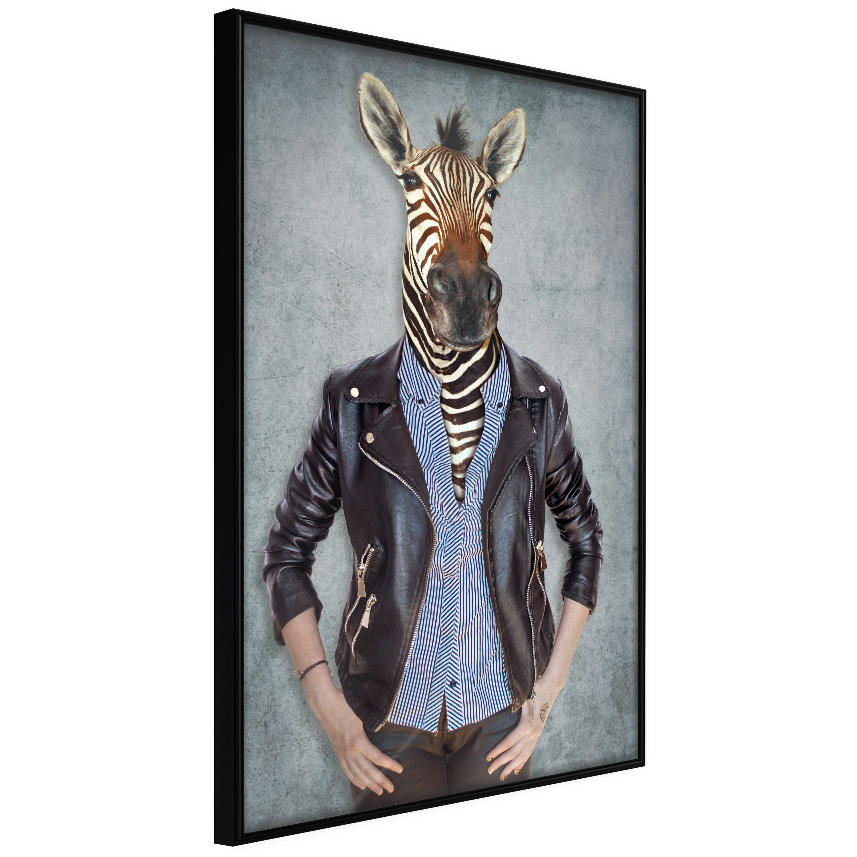Poster Artgeist Affisch Zebra Ewa