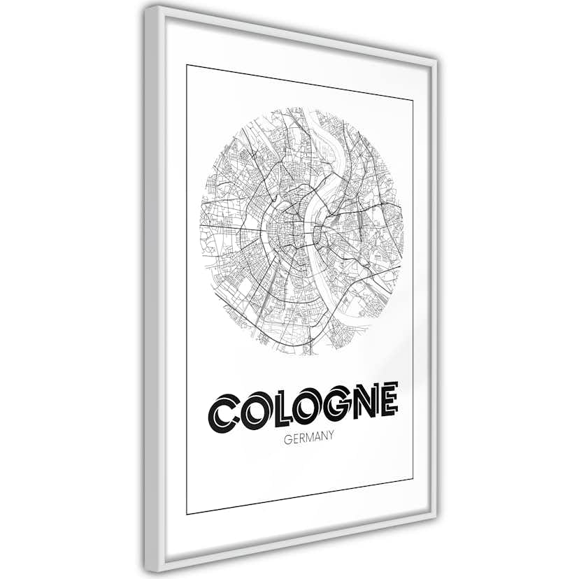 Poster Artgeist Affisch Retro Cologne