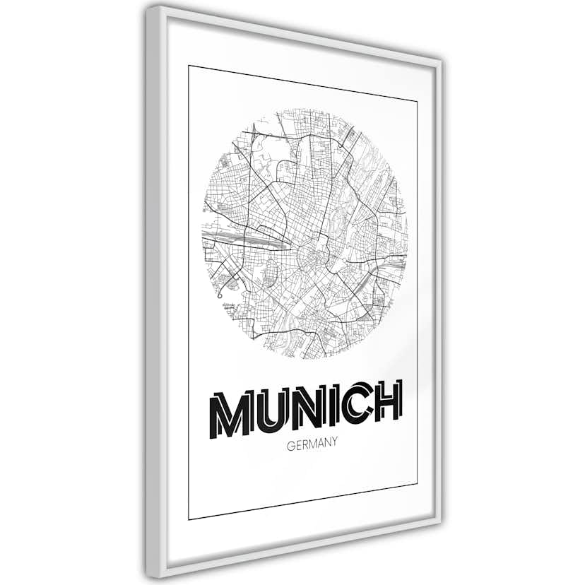 Poster Artgeist Affisch Retro Munich