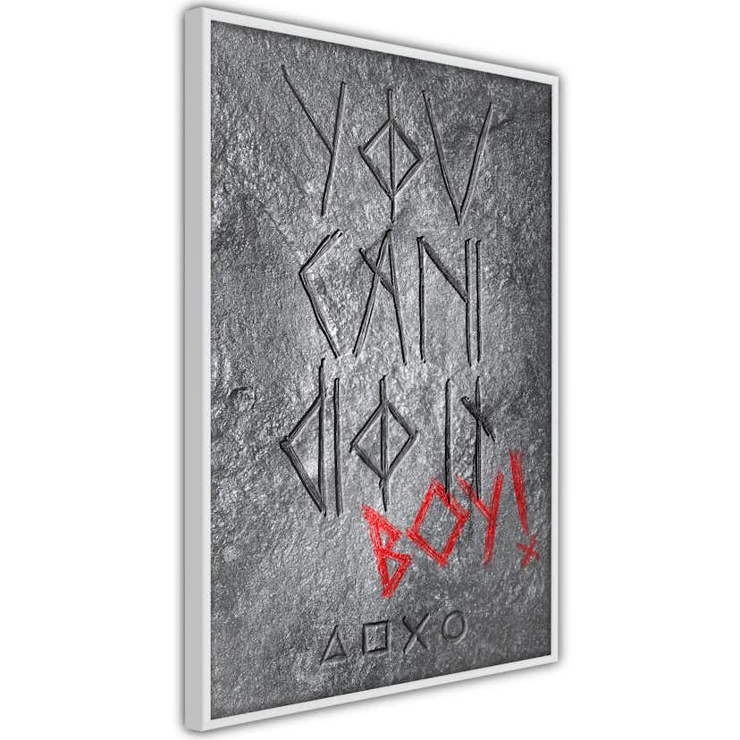 Poster Artgeist Affisch You Can Do It Boy