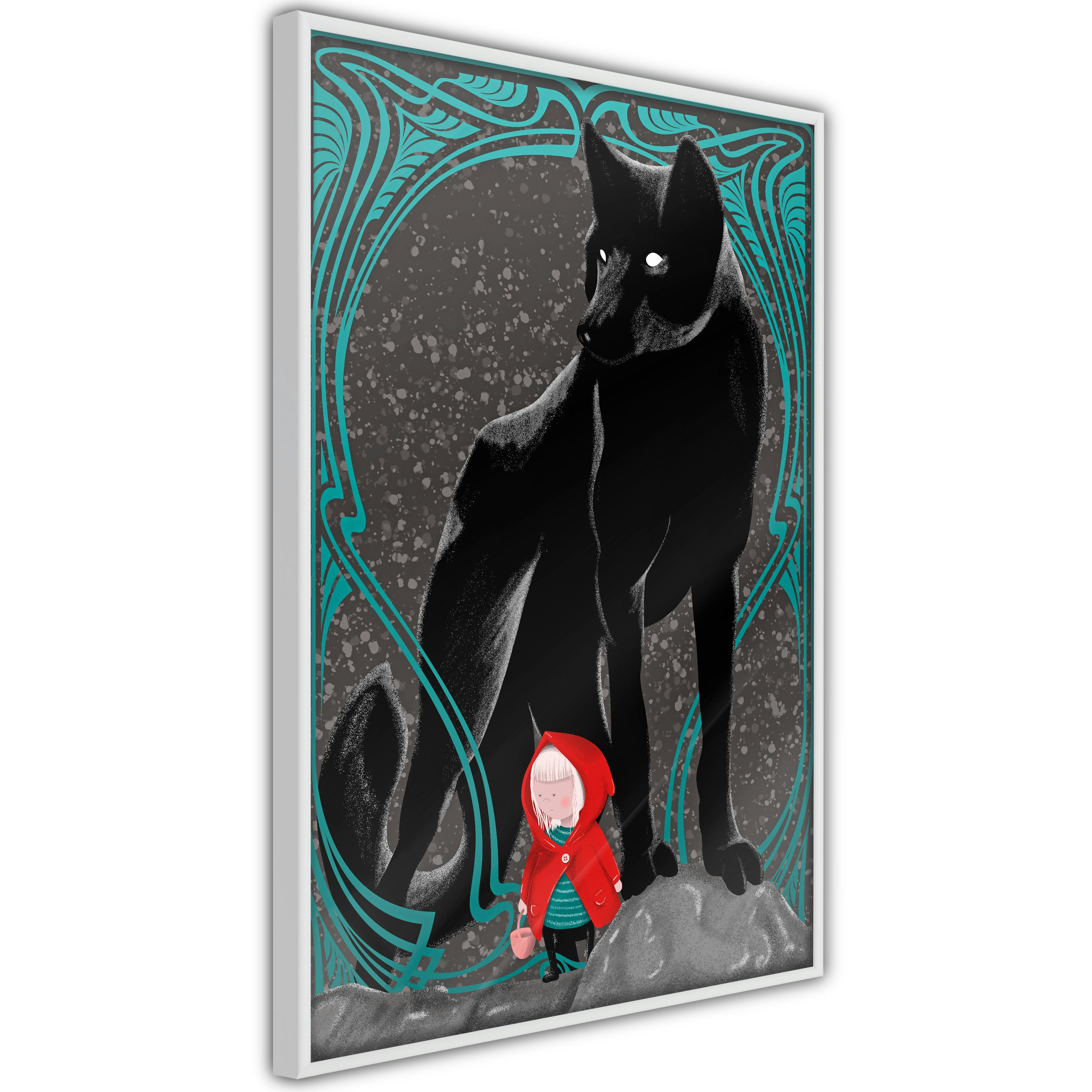 Poster Artgeist Affisch Red Riding Hood