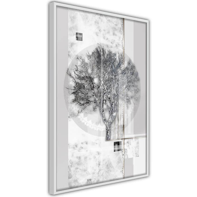 Poster Artgeist Affisch Silver Tree