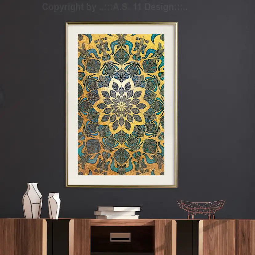 Poster Artgeist Affisch Gold of India