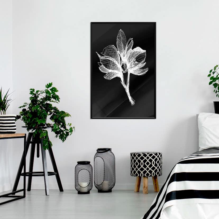 Poster Artgeist Affisch Night Flower