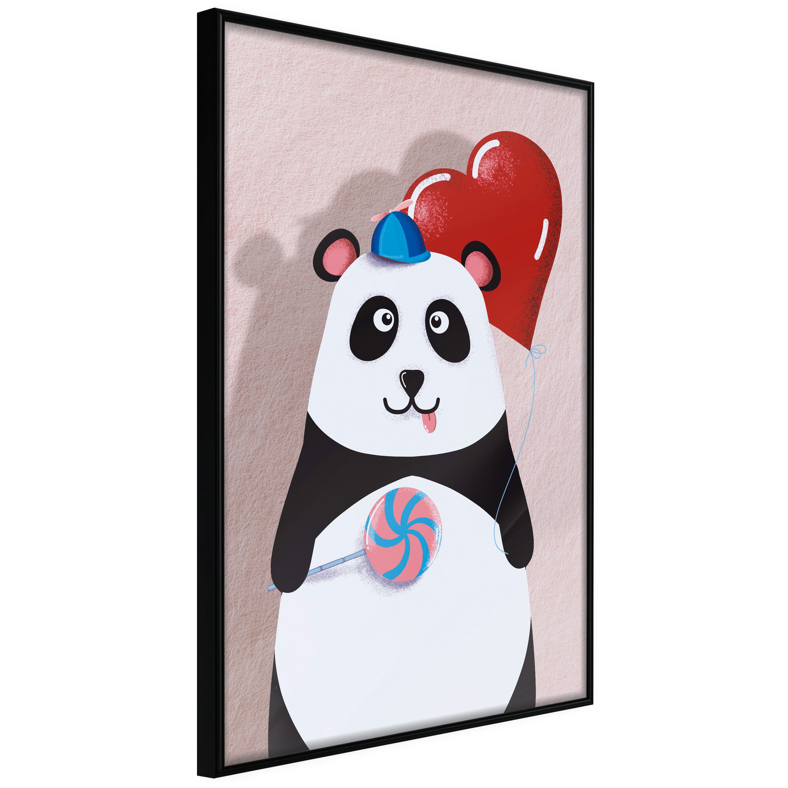 Poster Artgeist Affisch Panda with a Balloon