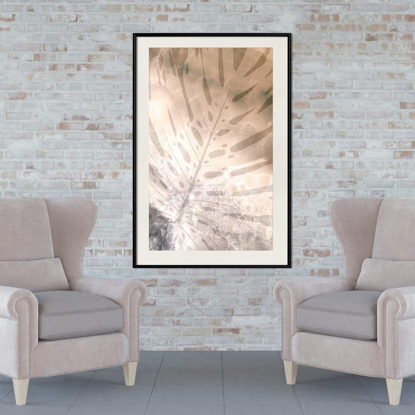 Poster Artgeist Affisch Amber Monstera