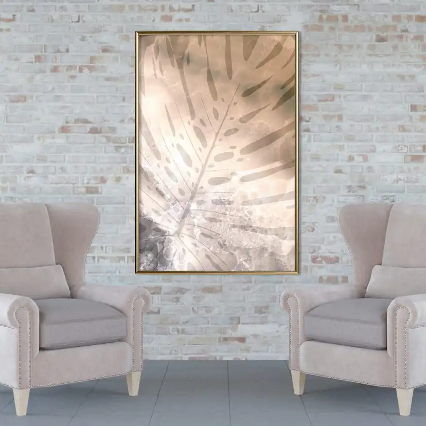 Poster Artgeist Affisch Amber Monstera