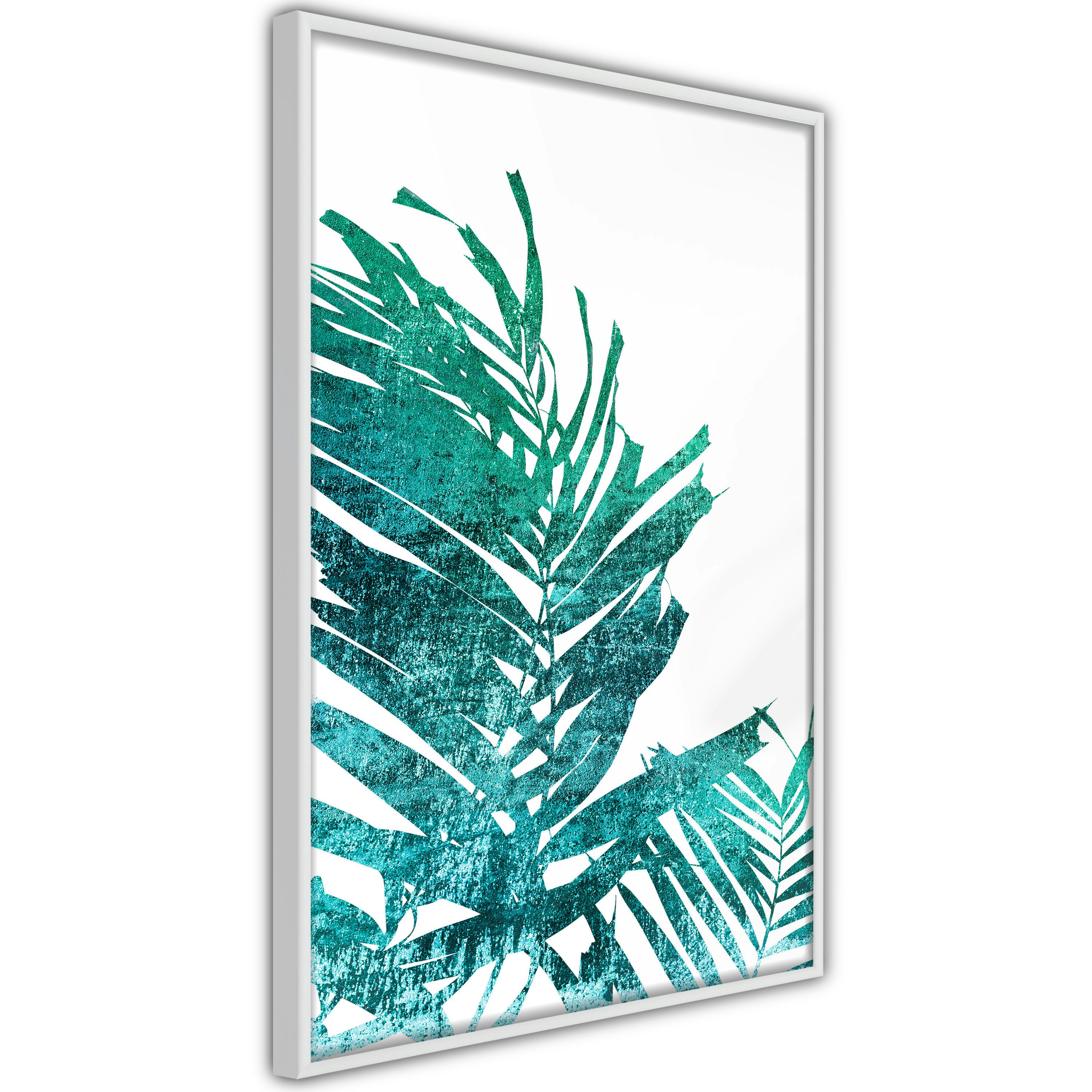 Poster Artgeist Affisch Emerald Palm